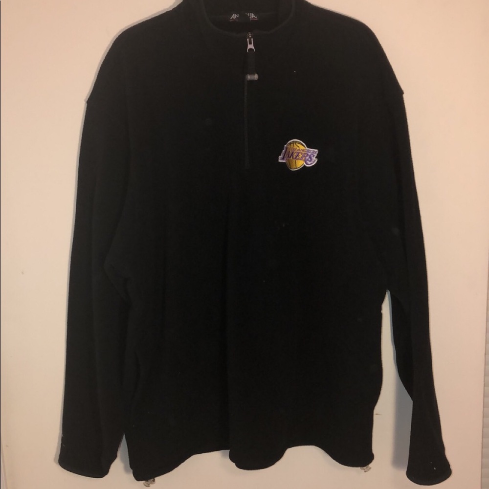 VINTAGE ANTIGUA “los angeles lakers” half zip